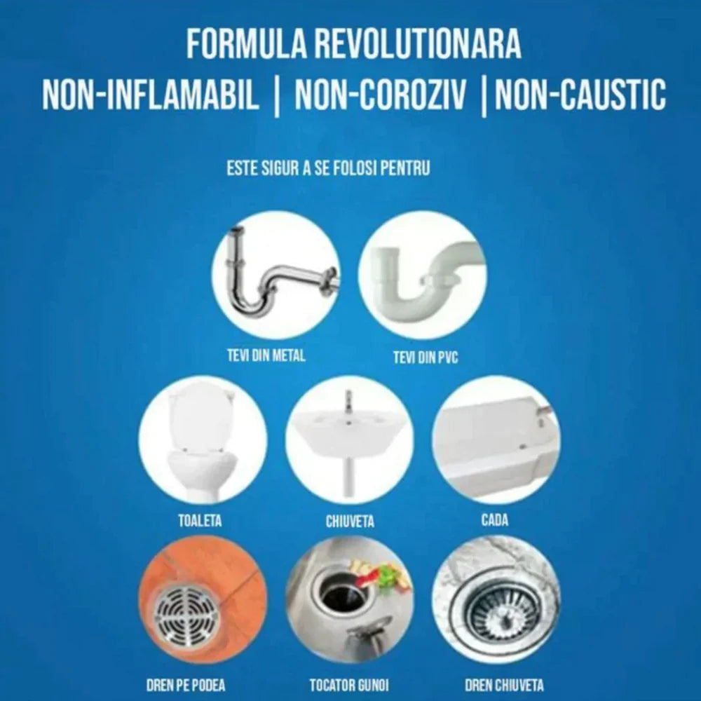 BubbleBombs - Solutie de desfundare tevi